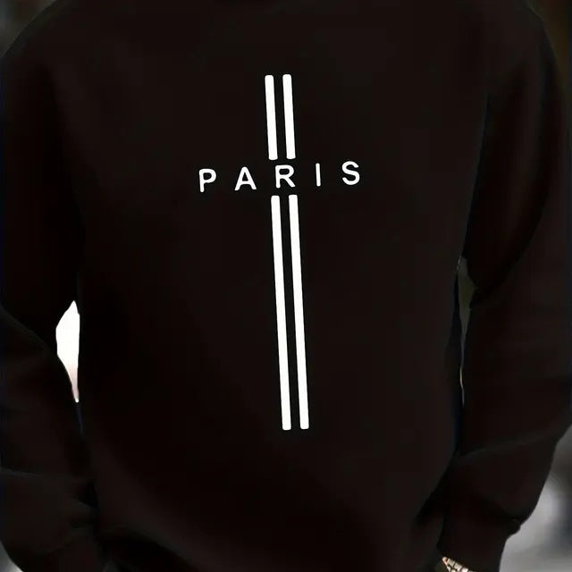 Mens Casual Loose Oversized Sweatshirt For FallWinter