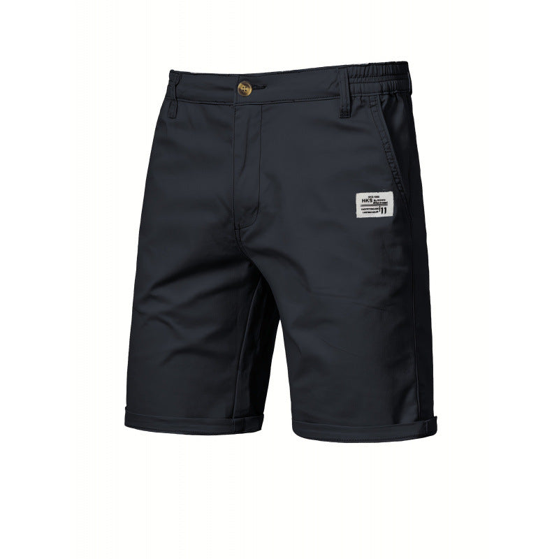 Solid-color Cargo Pants In A Work-style Desig