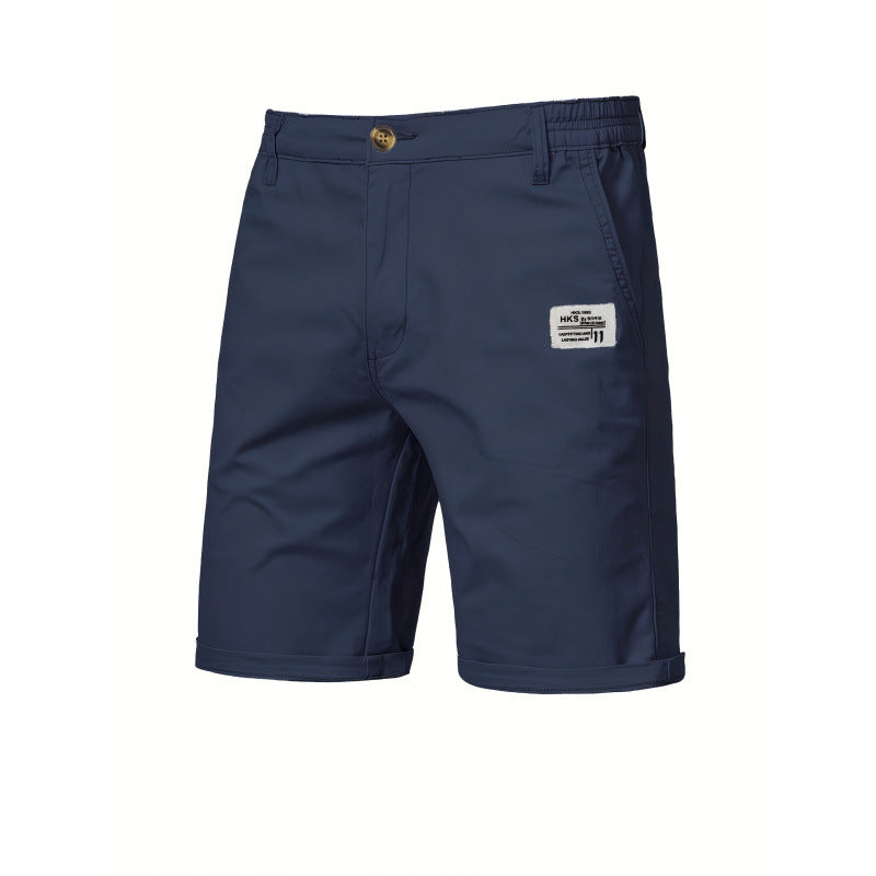 Solid-color Cargo Pants In A Work-style Desig