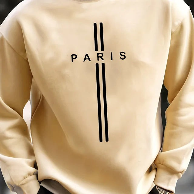 Mens Casual Loose Oversized Sweatshirt For FallWinter